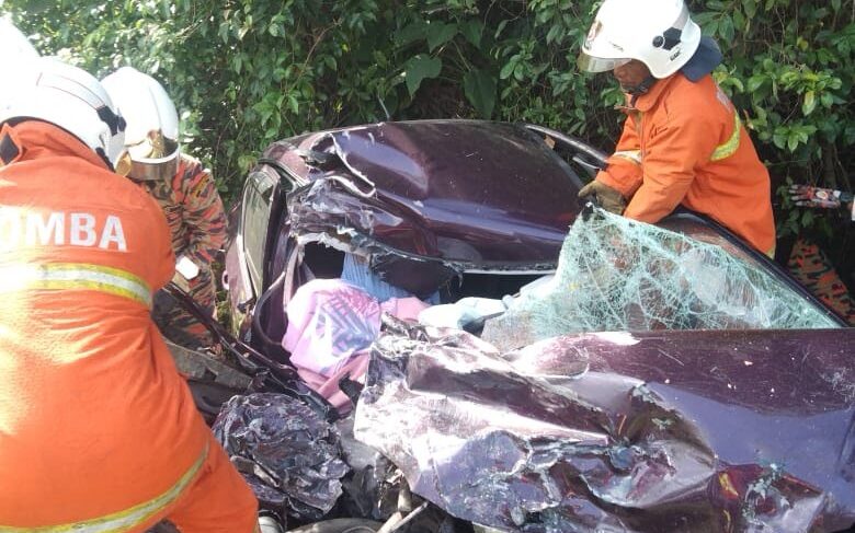 Wanita Maut Kereta Dipandu Bertembung Lori Tangki Edisi 9